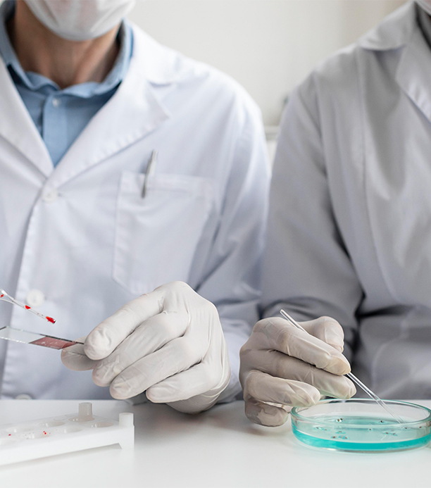 Scientists Analyzing Samples in a Men's Health Clinic Laboratory